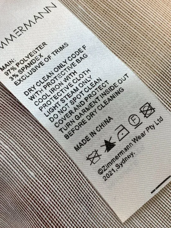 Agua by Agua Bendita Cream Seascape & Floral Embroidered Belted Mini Dress - Picture 10 of 10